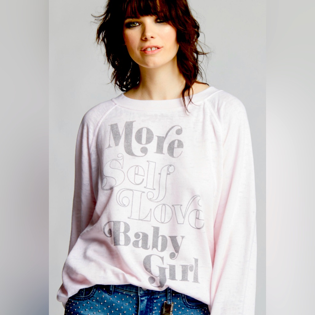 Recycled Karma Light Pink Or Petal Color Sweatshirt Nwt